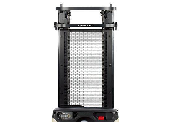 ES Series walkie pallet stacker metal mast grill offers more durability