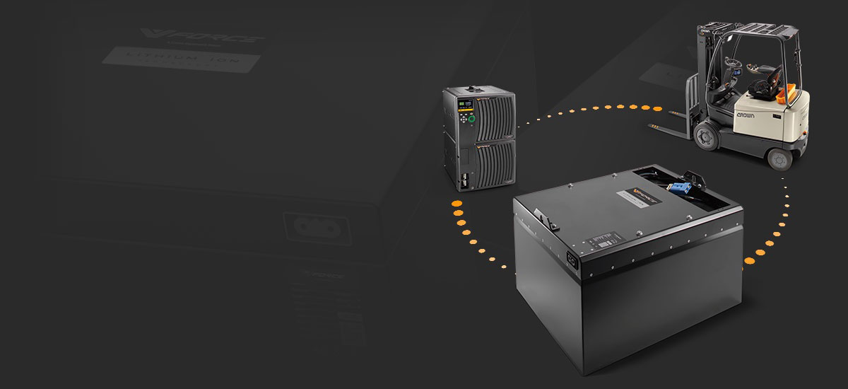 Lithium Ion Forklift Battery | V-Force | Crown Equipment